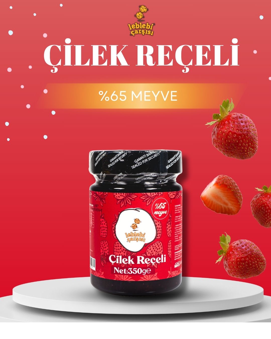 çilek reçeli, doğal çilek reçeli, katkısız kahvaltılık meyve reçeli