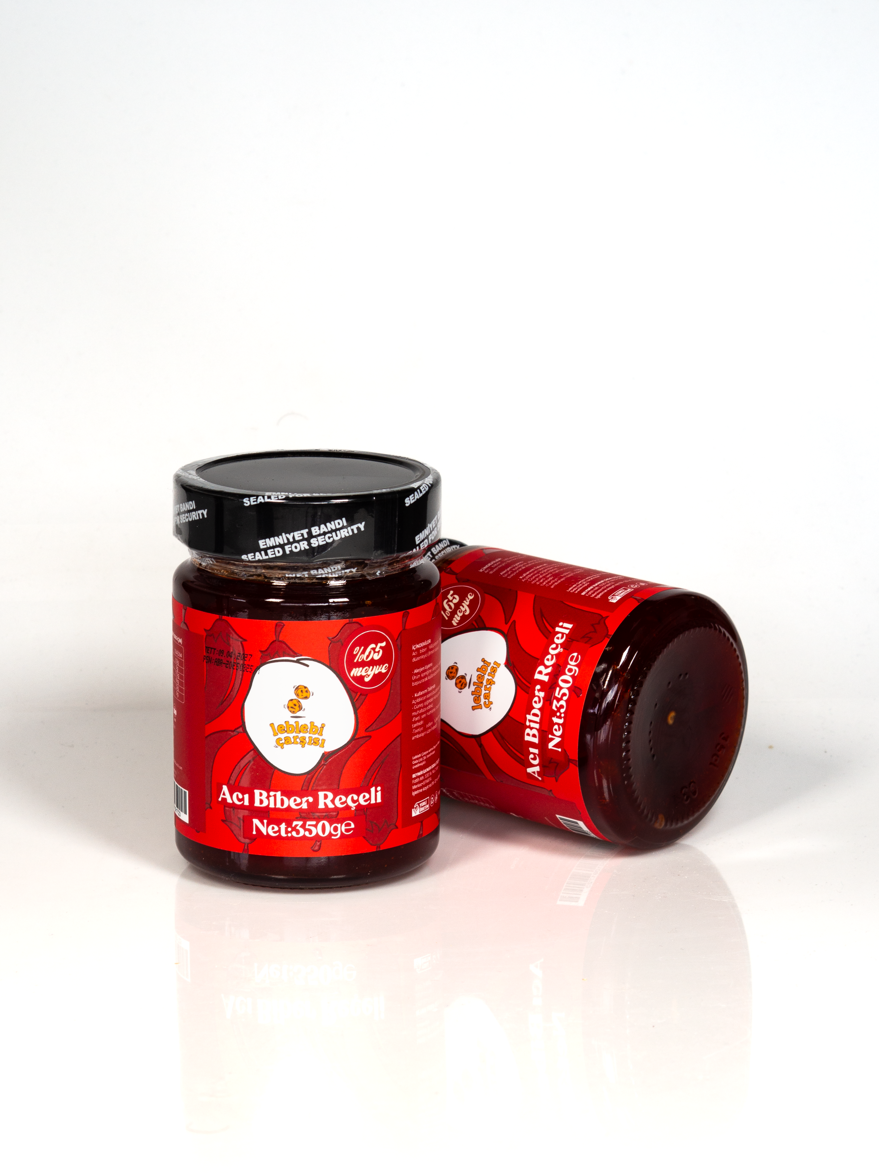 acı biber reçeli kavanoz, doğal acılı reçel, kahvaltılık gurme reçel görseli