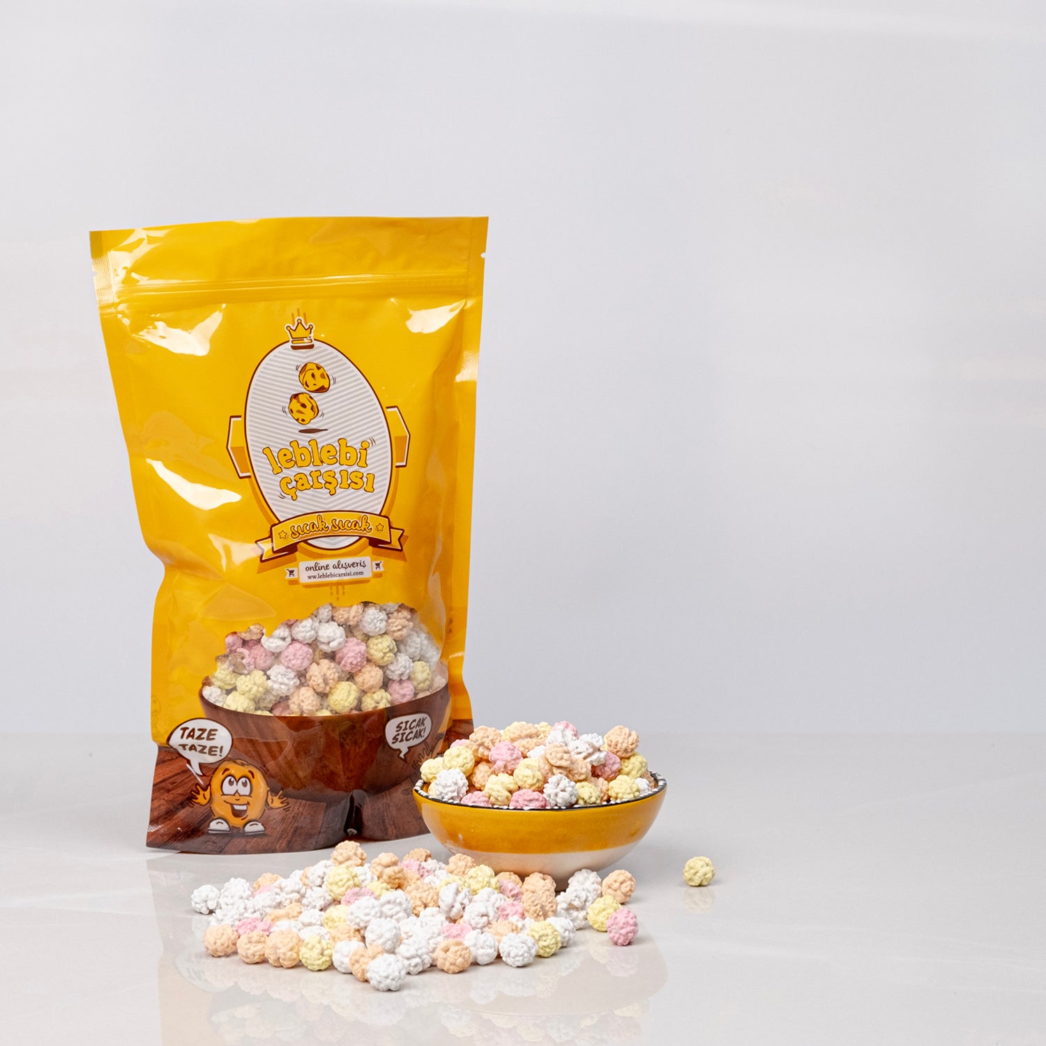 Paketli renkli leblebi şekeri