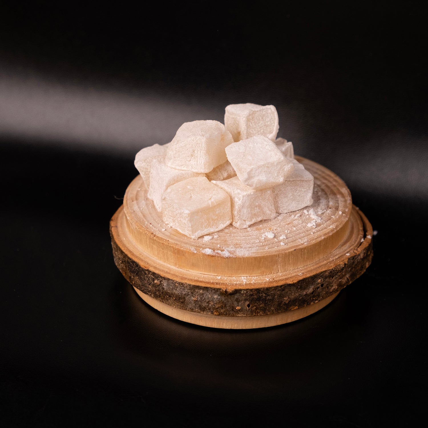 Çifte kavrulmuş damla sakızlı mini lokum – ferah aromalı, küçük boy ve yoğun kıvamlı geleneksel lokum çeşidi