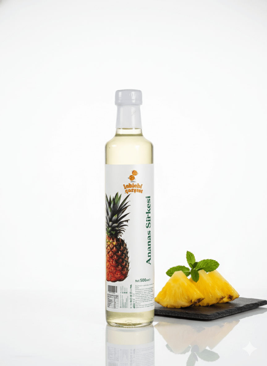 Ananas sirkesi – fermente edilmiş doğal, katkısız ve tropikal aromalı içimlik sirke