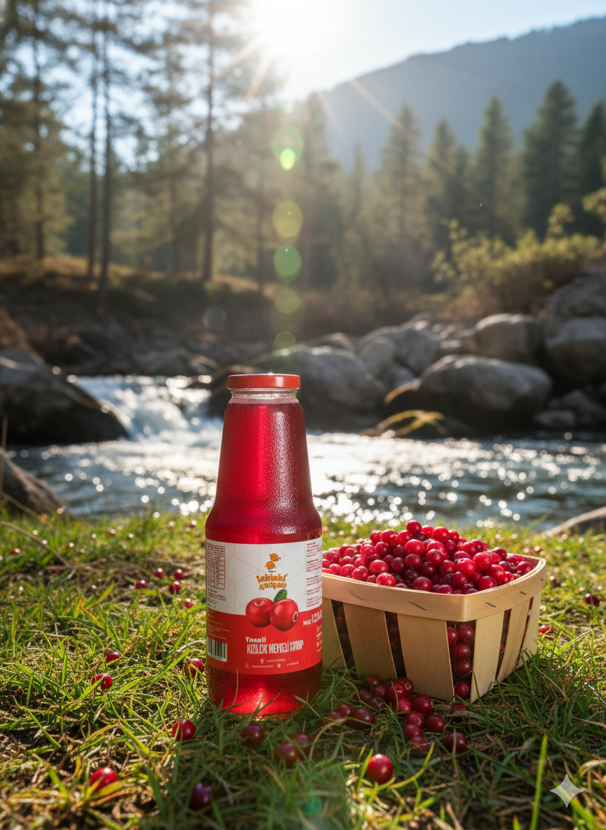 Taneli Kızılcık Şurubu (Kızılcık Özü)