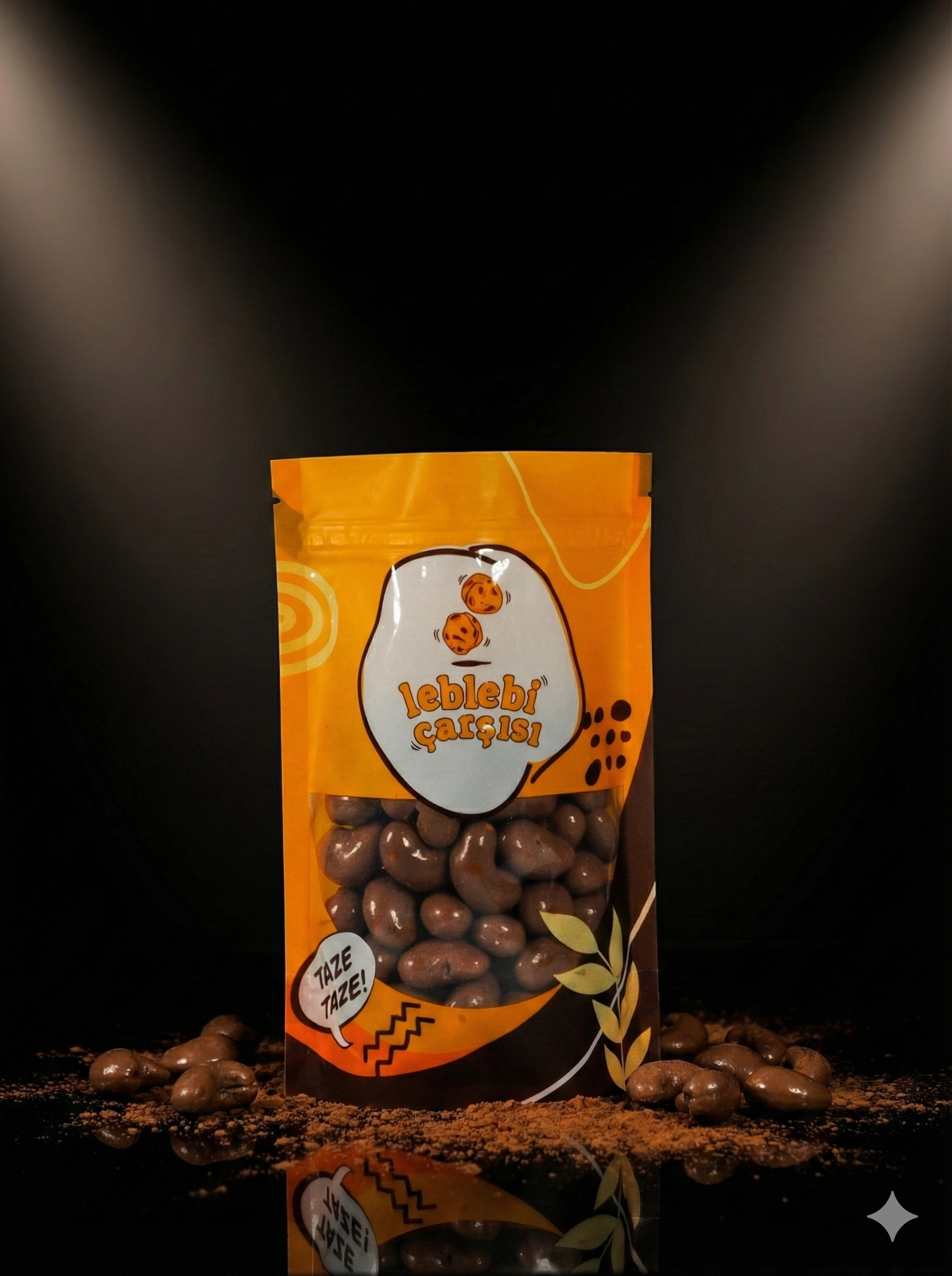 Sütlü Çikolatalı Çiğ Kaju – Doğal kaju üzerine kaplanmış sütlü çikolatalı enfes draje atıştırmalık