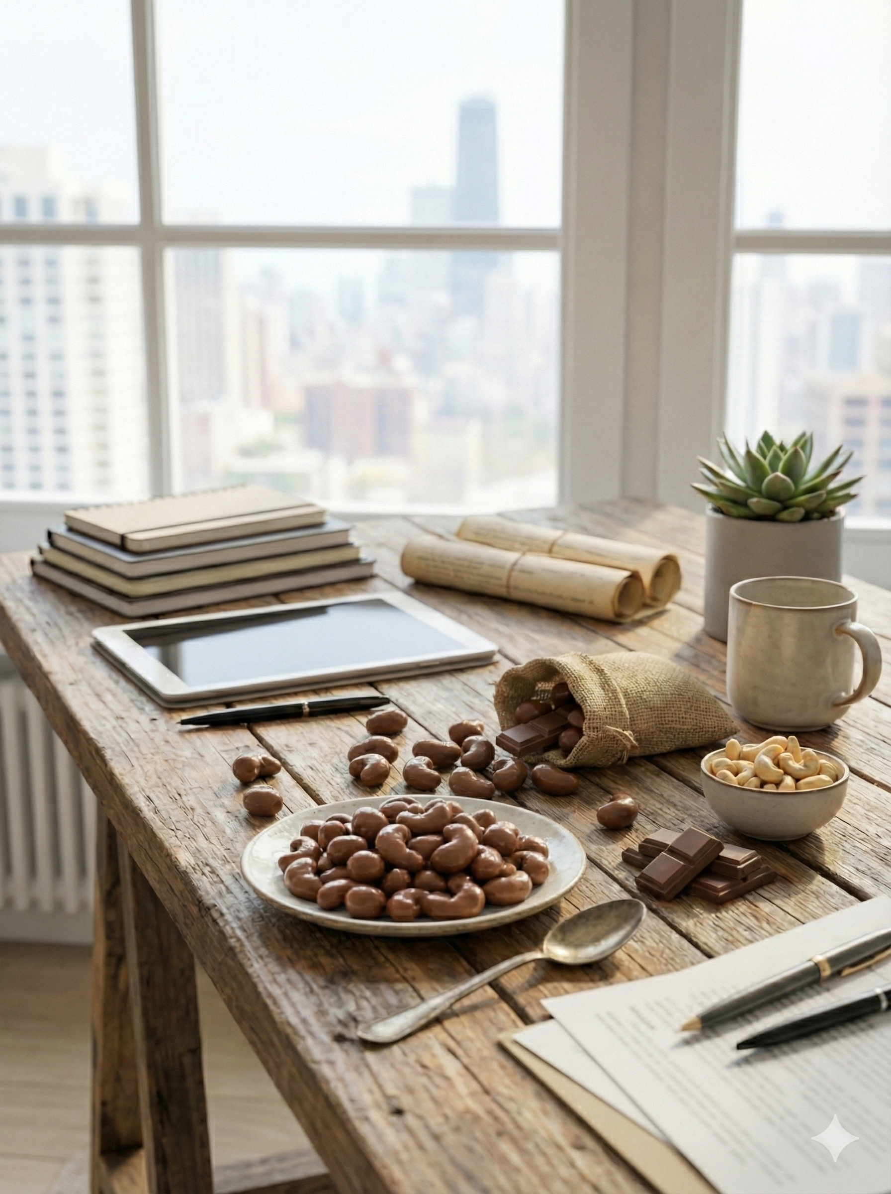 Sütlü Çikolatalı Çiğ Kaju – Doğal kaju üzerine kaplanmış sütlü çikolatalı enfes draje atıştırmalık