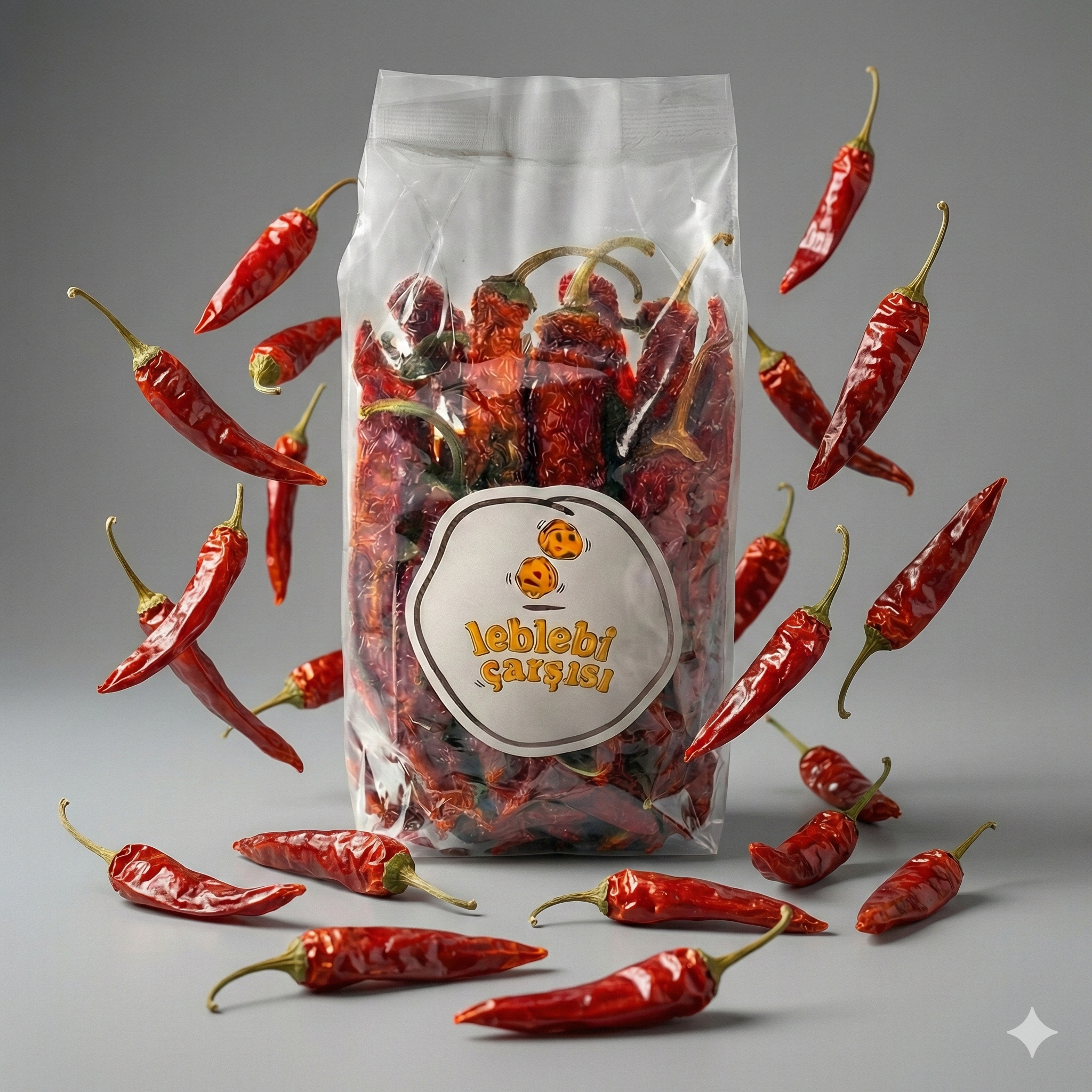 Kurutulmuş ve öğütülmüş atom acı biber – yoğun kırmızı renkli, toz halinde doğal baharat