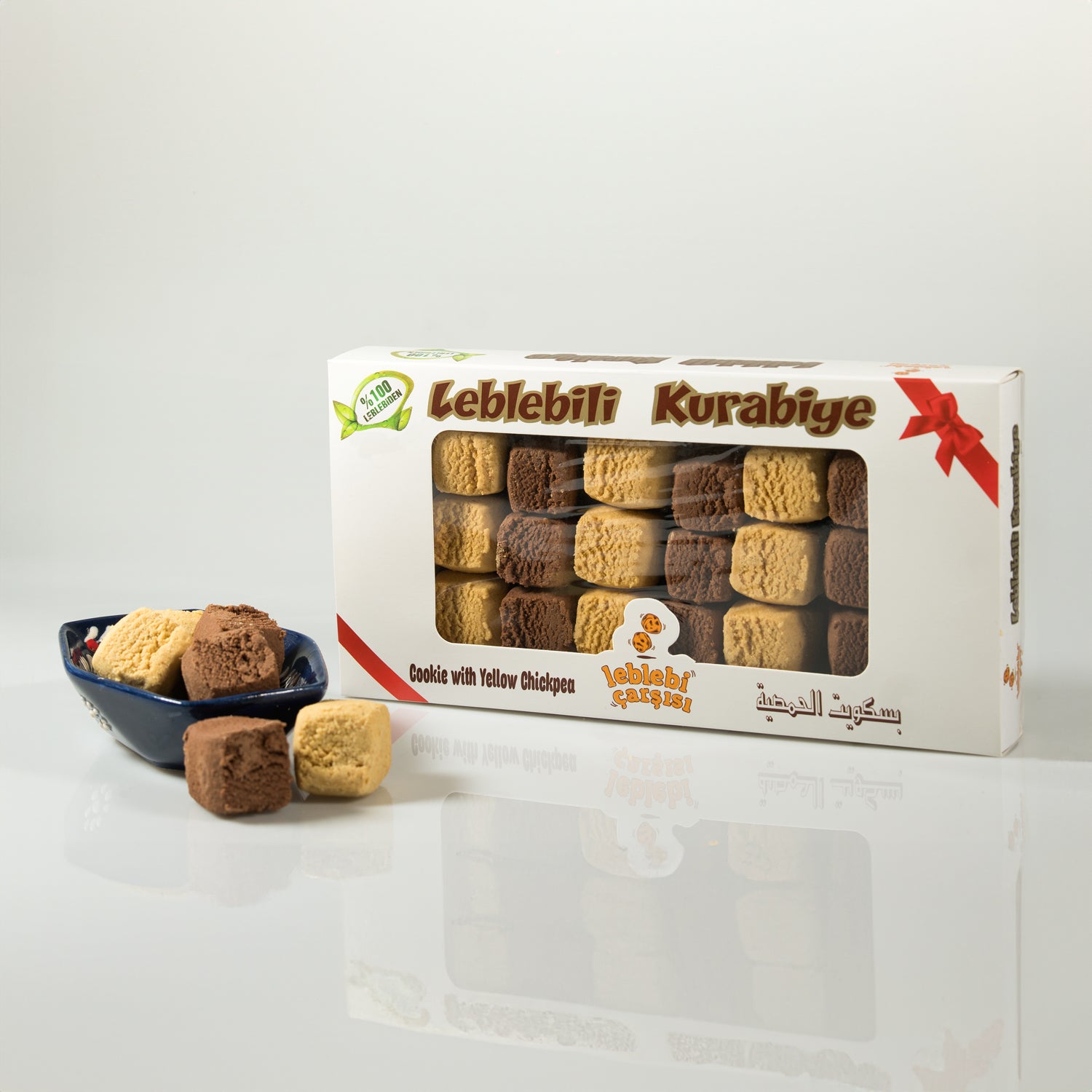 Kakaolu sade leblebi kurabiyesi – leblebi unundan yapılmış, kakao aromalı ağızda dağılan geleneksel kurabiye