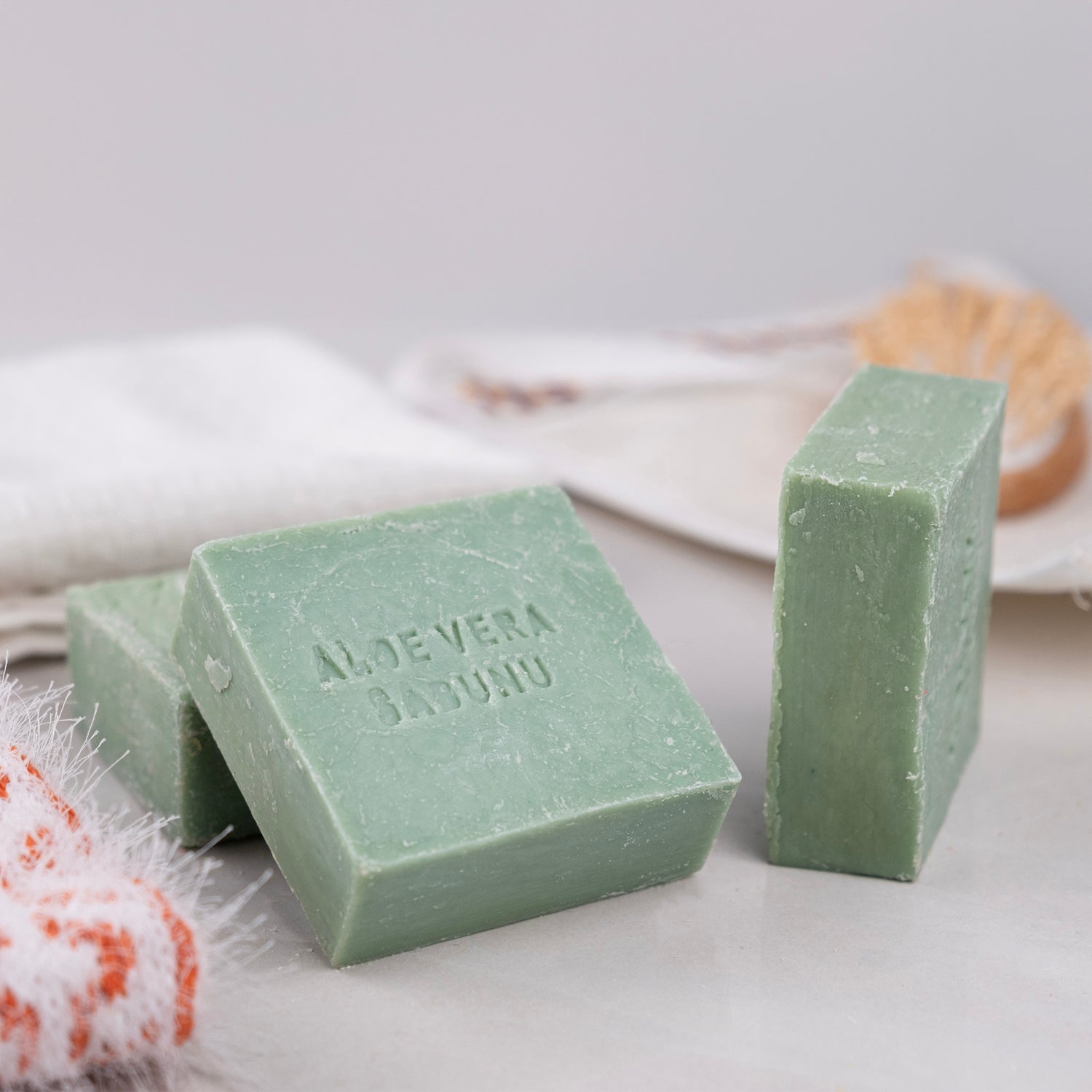 Doğal aloe vera özlü sabun – nemlendirici, yatıştırıcı ve bitkisel cilt bakım sabunu