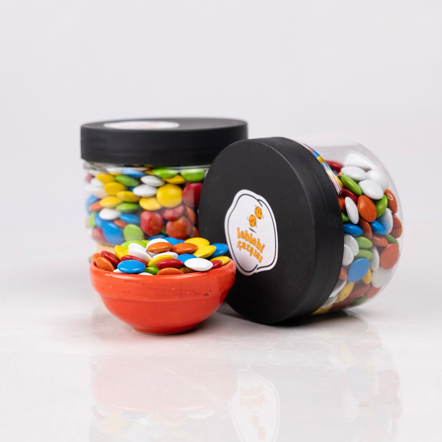 Renkli şeker kaplı çikolata drajeler – bonibon draje şekerleme