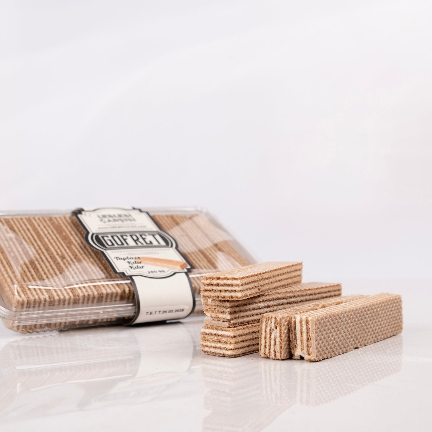 İnce katmanlı kakaolu nostalji gofret – katkısız, klasik ve çocukluk lezzeti atıştırmalık