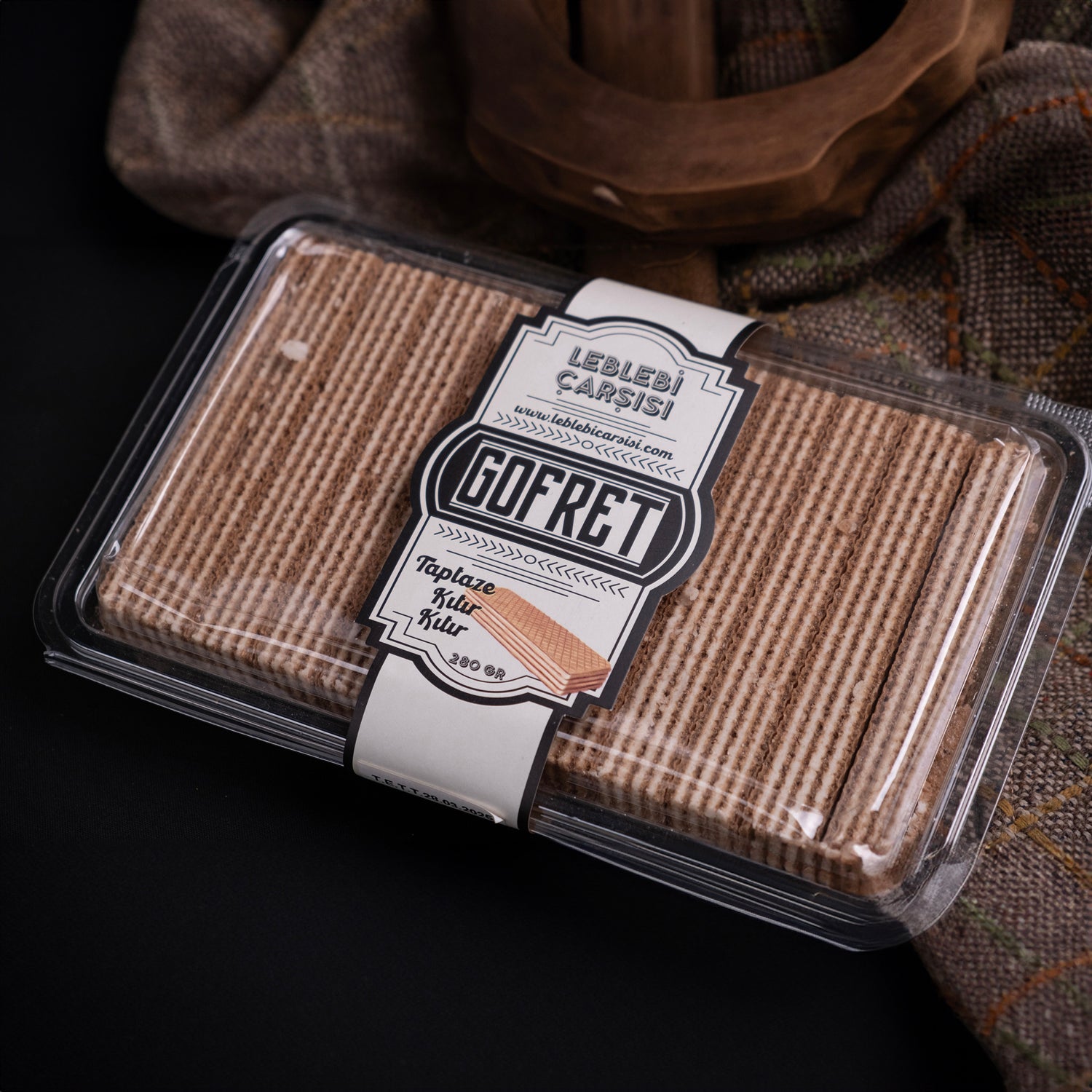 İnce katmanlı kakaolu nostalji gofret – katkısız, klasik ve çocukluk lezzeti atıştırmalık