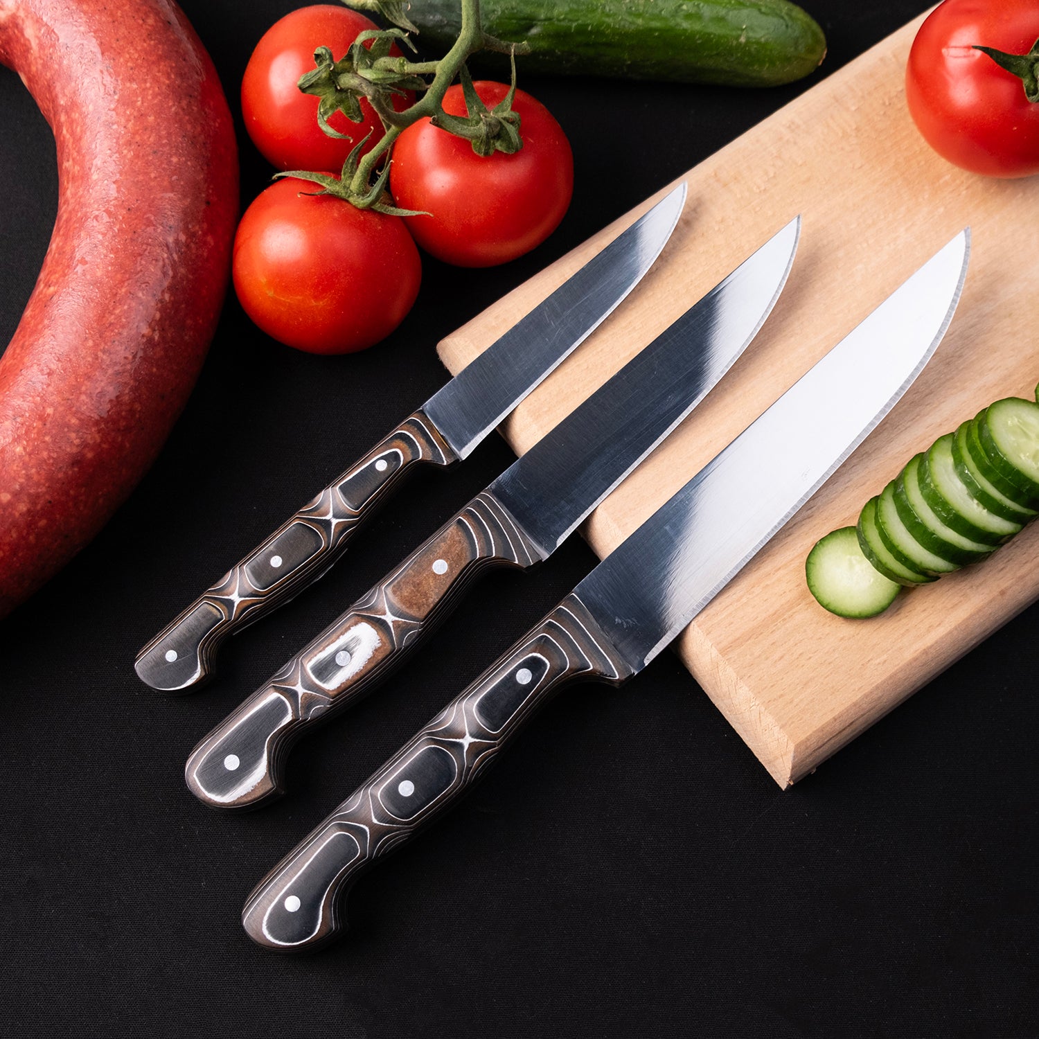 N6 çelik ve verzalit saplı Nixar kasap bıçağı – dayanıklı ve profesyonel kesim aracı