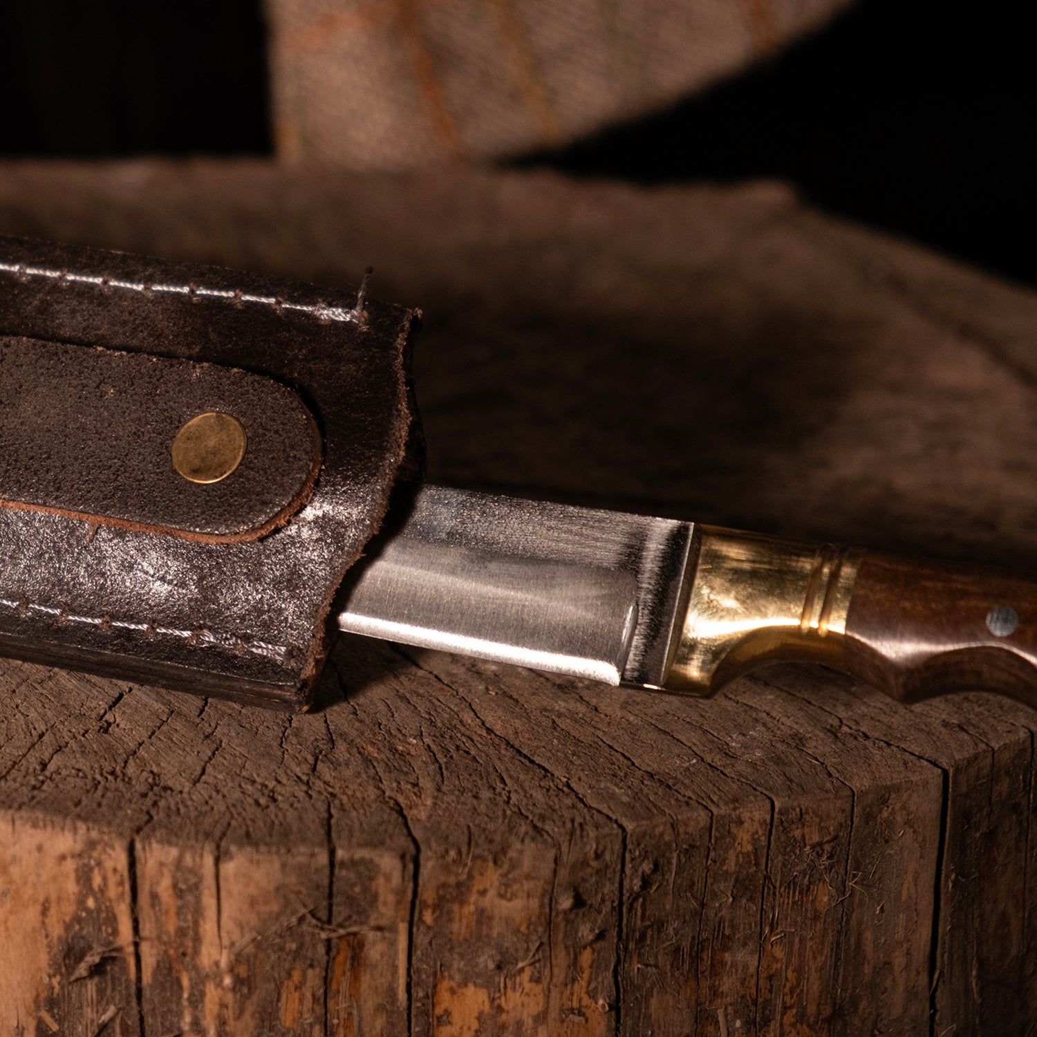 4116 çelik ve verzalit saplı Tunç kama modeli – dayanıklı outdoor bıçak