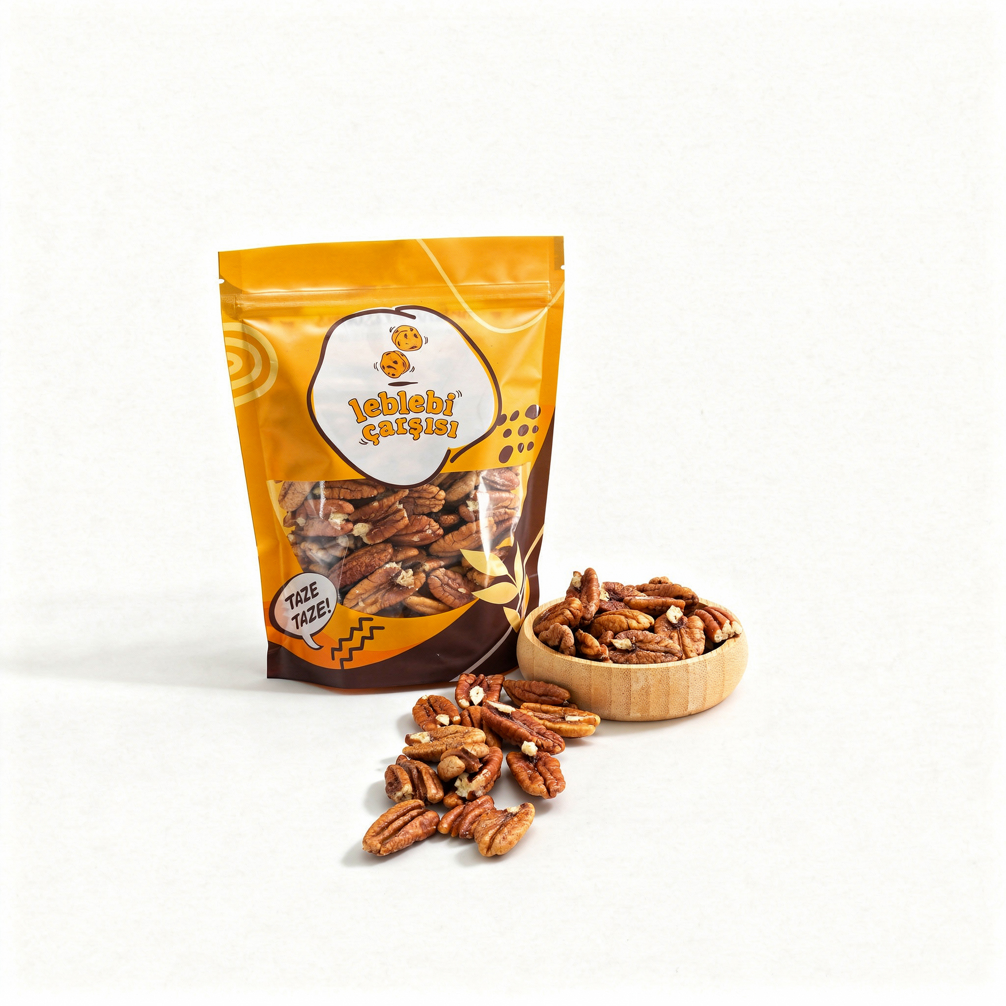 Doğal pikan cevizi içi – gurme ve besleyici kuruyemiş