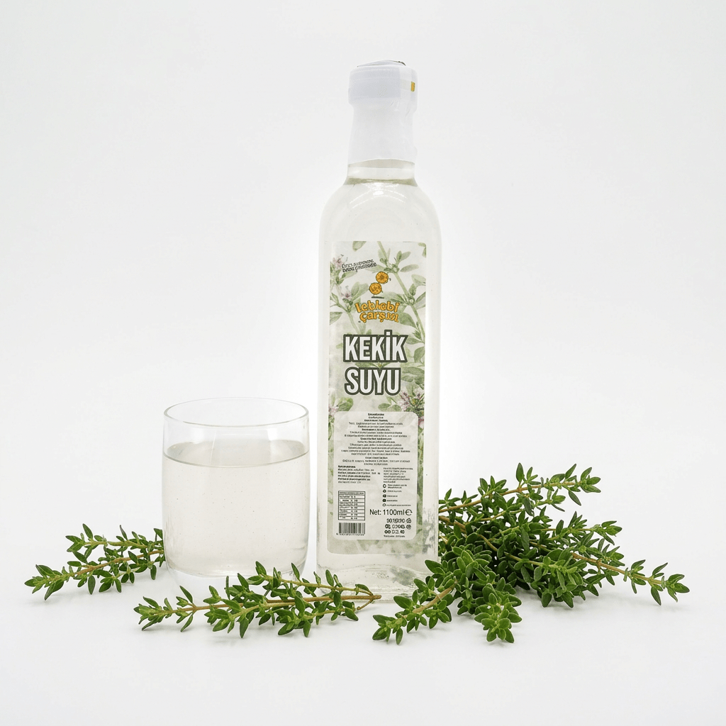 Doğal kekik özünden elde edilmiş kekik suyu – aromatik bitkisel içecek