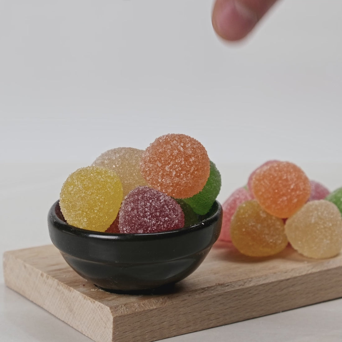 Karışık aromalı jelibon – renkli, yumuşak ve meyve aromalı jelibon şekerleri karışımı