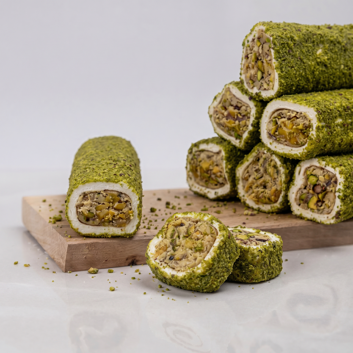 Tahinli Antep Fıstıklı Lokum