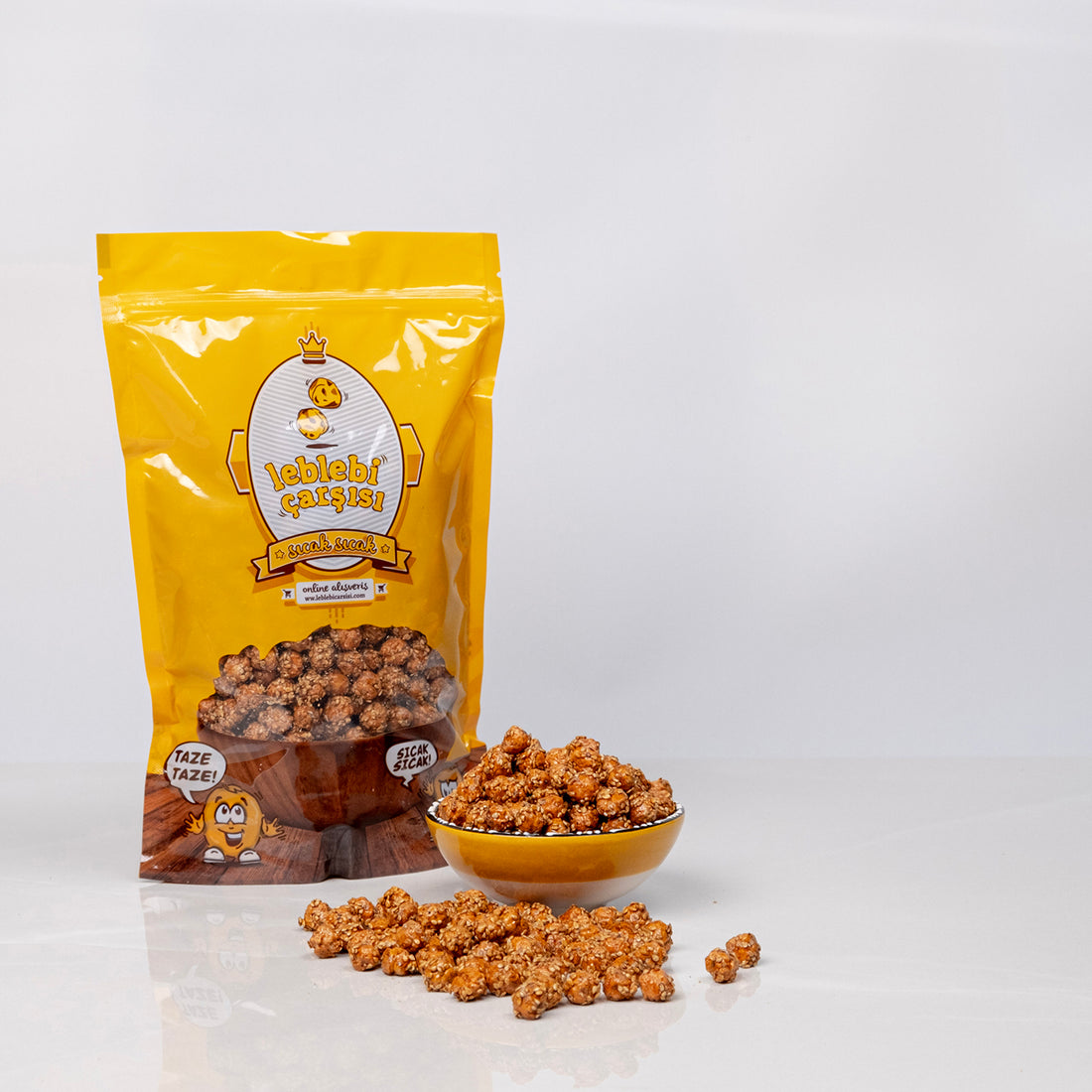 susamlı leblebi kavrulmuş