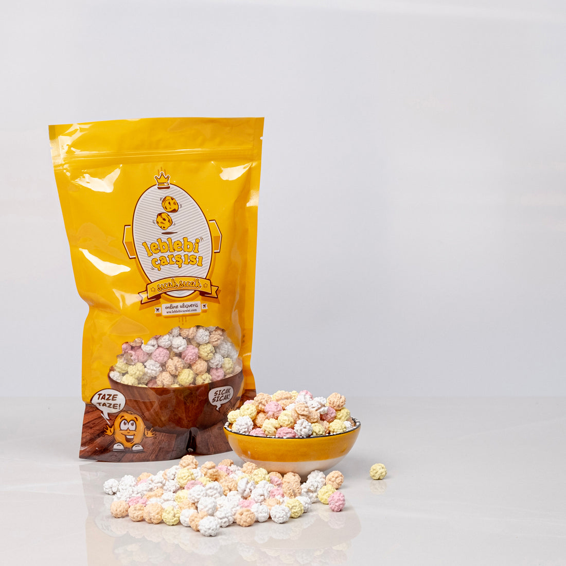 Paketli renkli leblebi şekeri