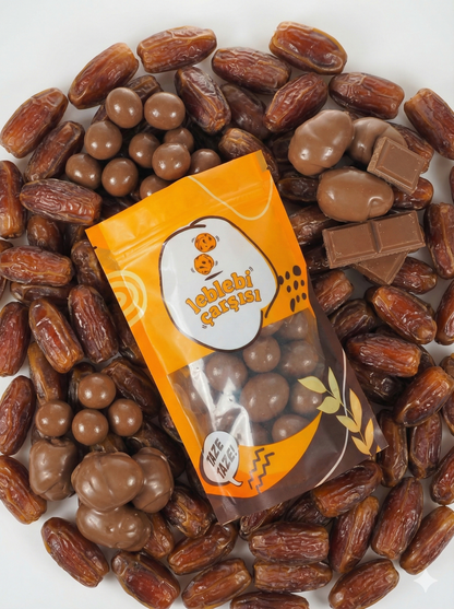 Sütlü çikolata kaplı doğal hurmalar – yumuşak dokulu, tatlı ve sağlıklı atıştırmalık