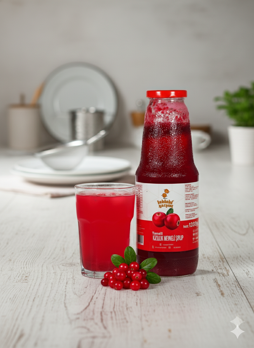 Taneli Kızılcık Şurubu (Kızılcık Özü)