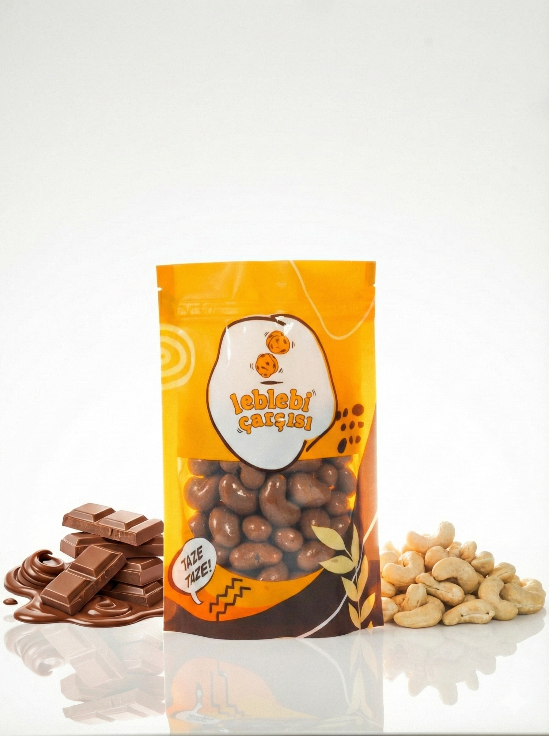 Sütlü Çikolatalı Çiğ Kaju – Doğal kaju üzerine kaplanmış sütlü çikolatalı enfes draje atıştırmalık