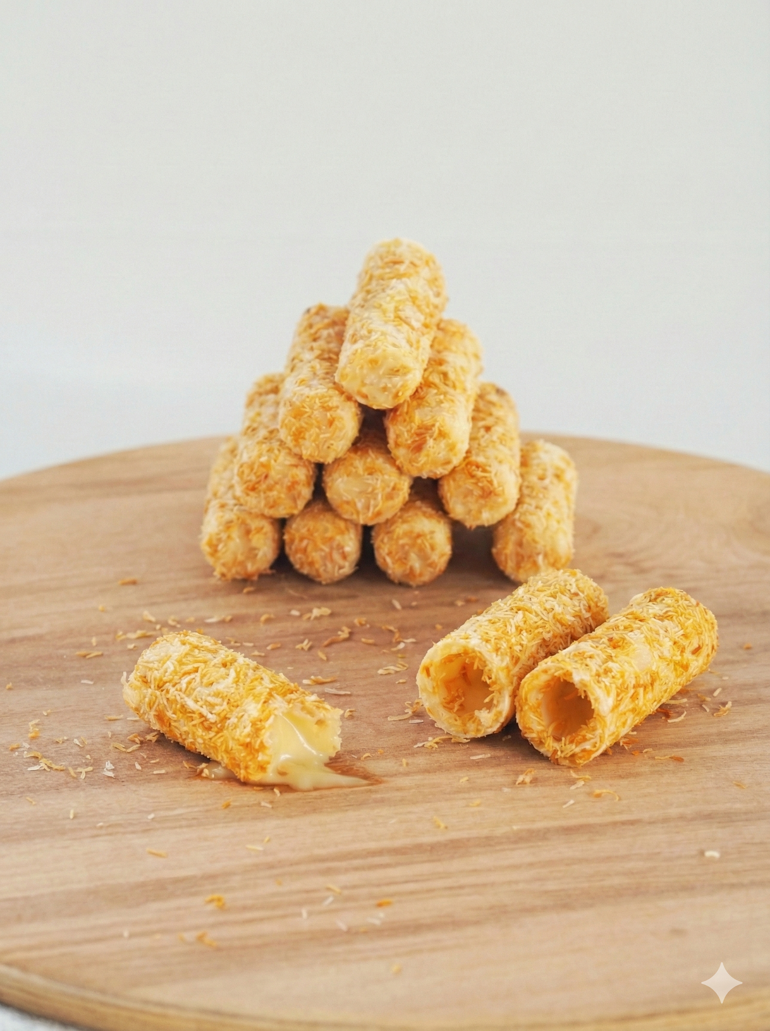 Cevizli tel kadayıfla hazırlanmış Konya sarması tatlısı – şerbetli, çıtır ve geleneksel Türk tatlısı