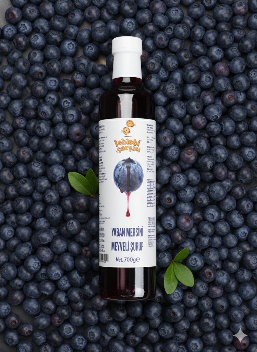 Yaban Mersini Şurubu; katkısız, şekersiz ve doğal içeriğiyle mor rengini ve yoğun aromasını koruyan, içecek ve tatlılar için ideal bir şuruptur.
