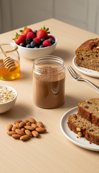 Keçiboynuzu Unu – Doğal, ince öğütülmüş, glutensiz keçiboynuzu tozu