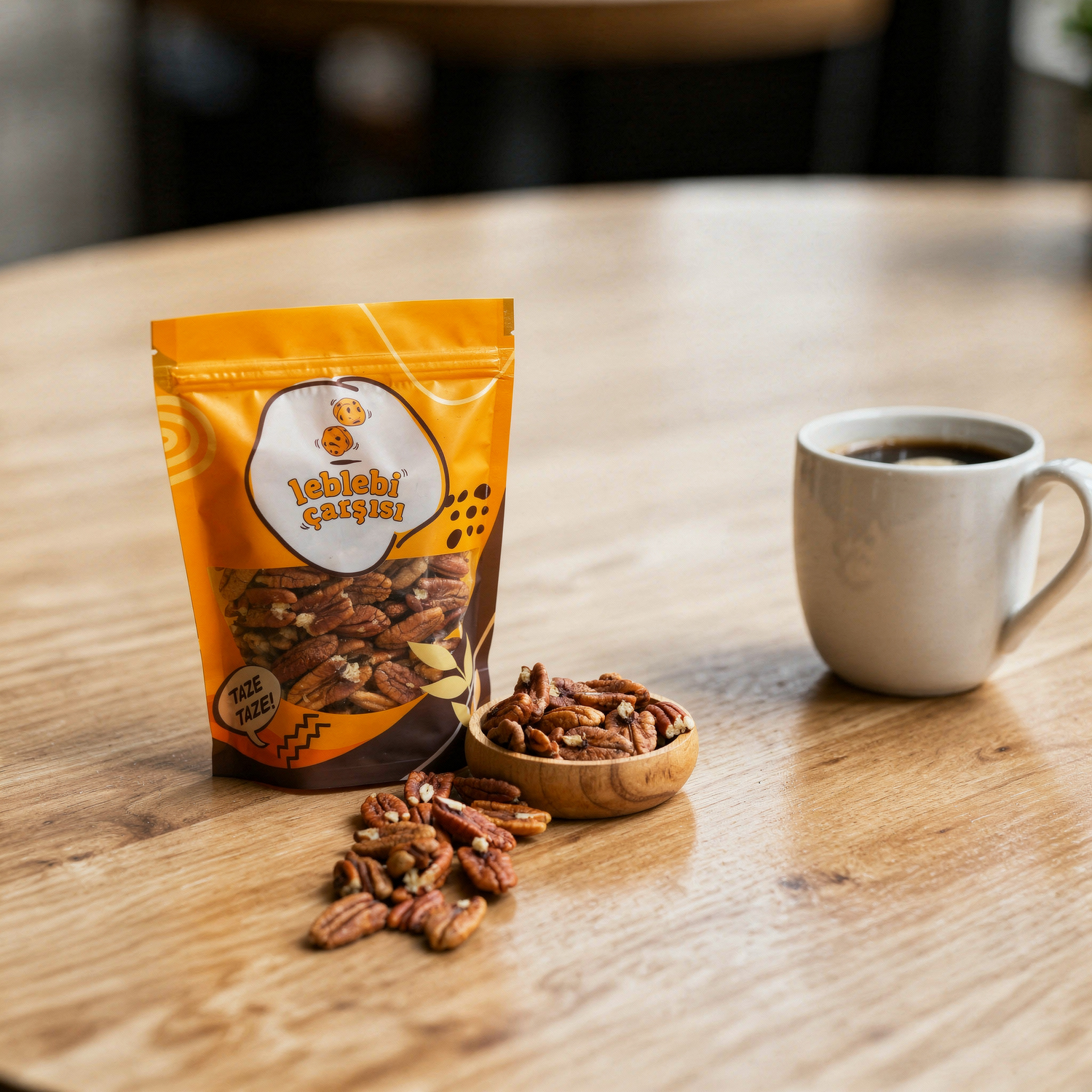 Doğal pikan cevizi içi – gurme ve besleyici kuruyemiş