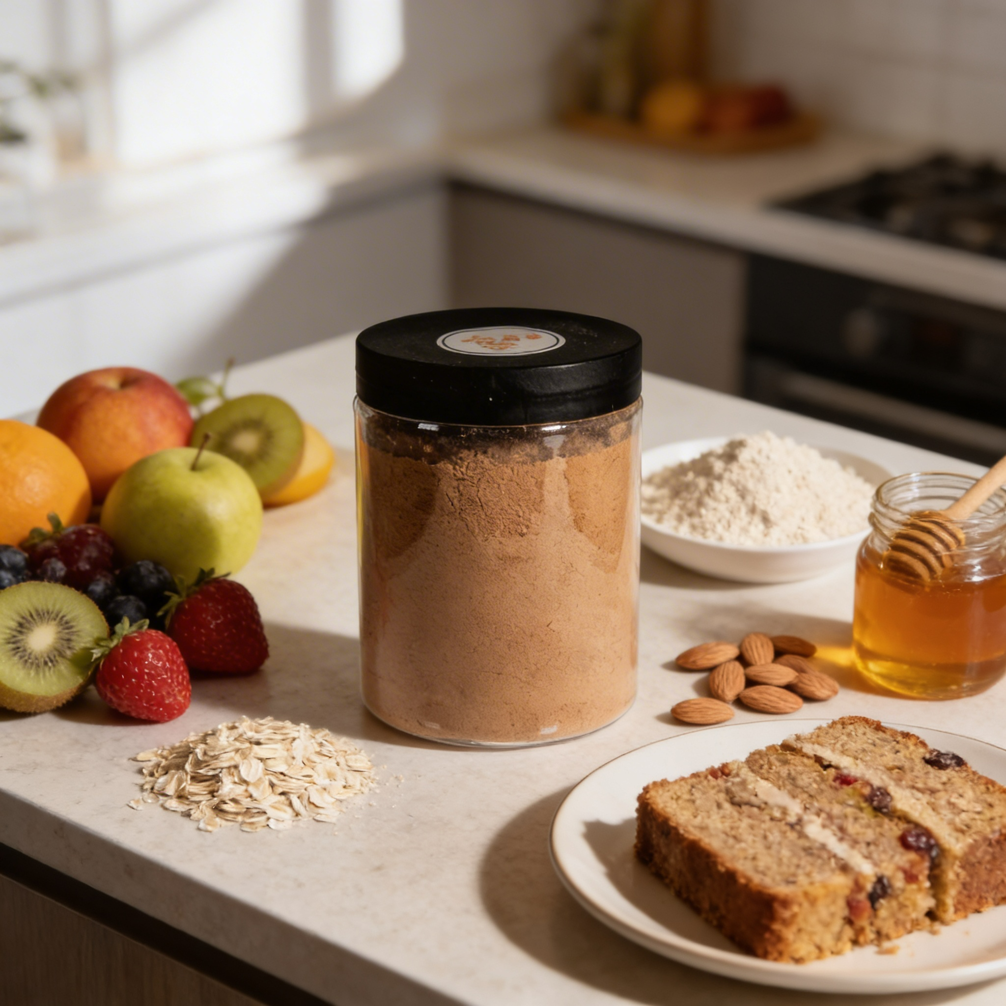 Keçiboynuzu Unu – Doğal, ince öğütülmüş, glutensiz keçiboynuzu tozu
