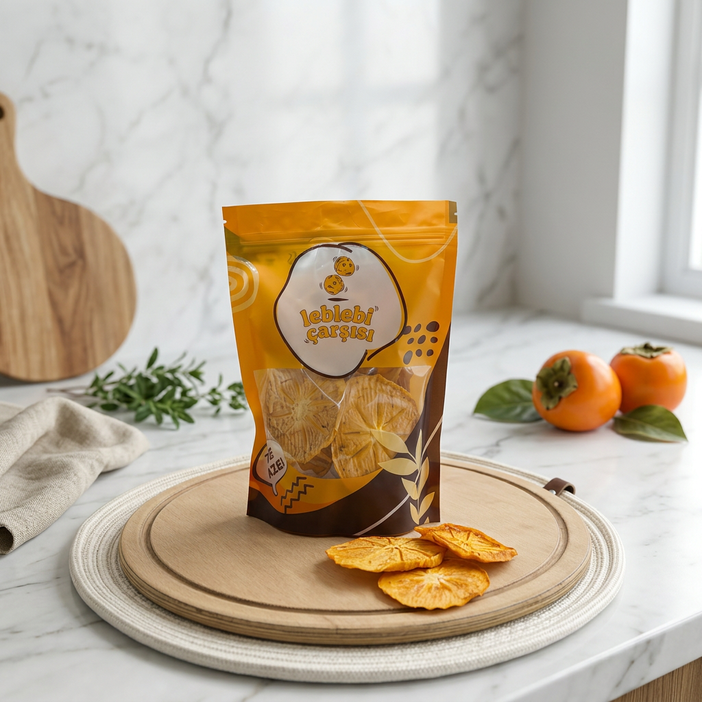 Doğal yöntemlerle kurutulmuş dilimlenmiş cennet hurması