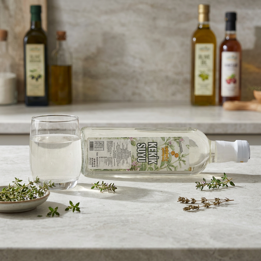 Doğal kekik özünden elde edilmiş kekik suyu – aromatik bitkisel içecek