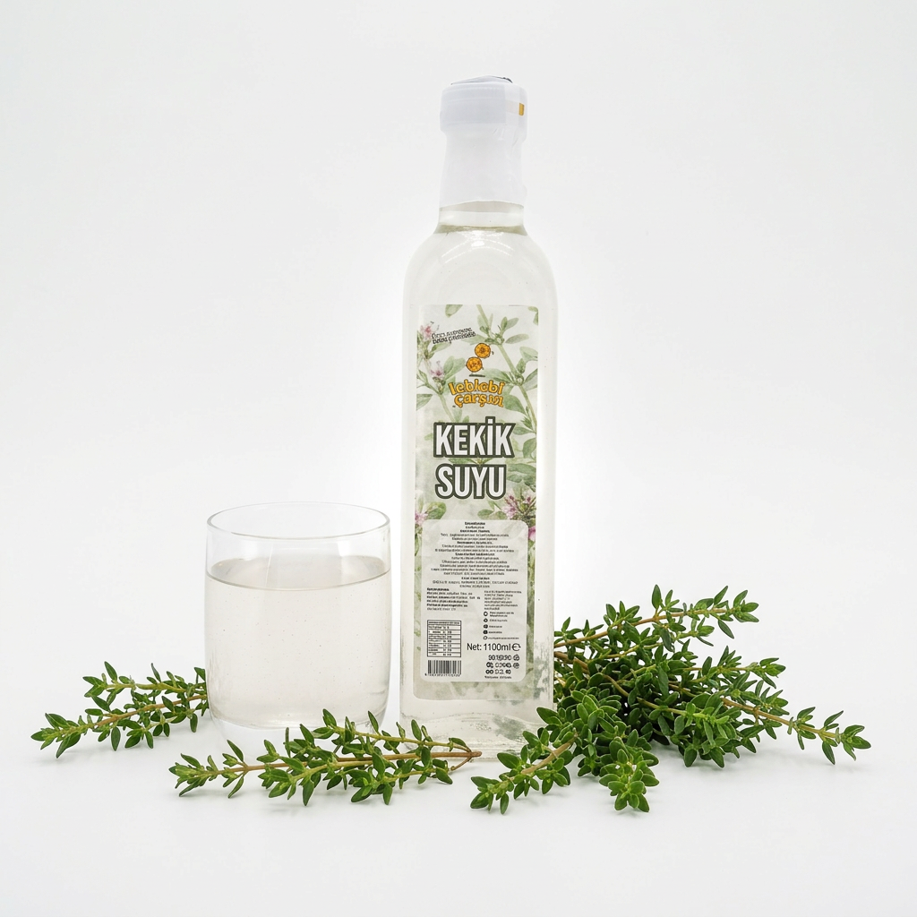 Doğal kekik özünden elde edilmiş kekik suyu – aromatik bitkisel içecek