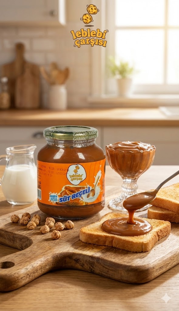 Süt Reçeli – İnek ve manda sütünden elde edilen, kıvamlı ve karamelize doğal süt tatlısı